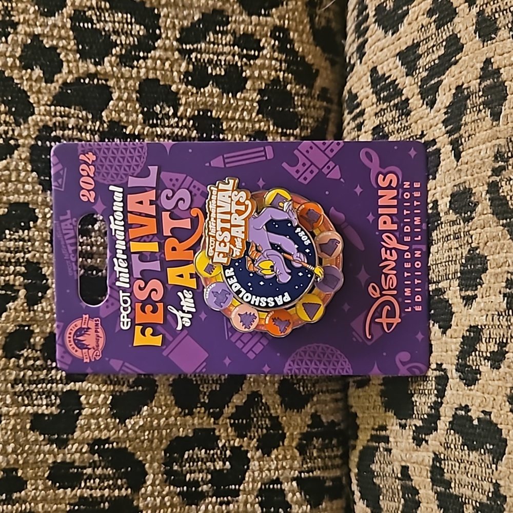 2024 Epcot Festival of the Arts Figment Trading Pin